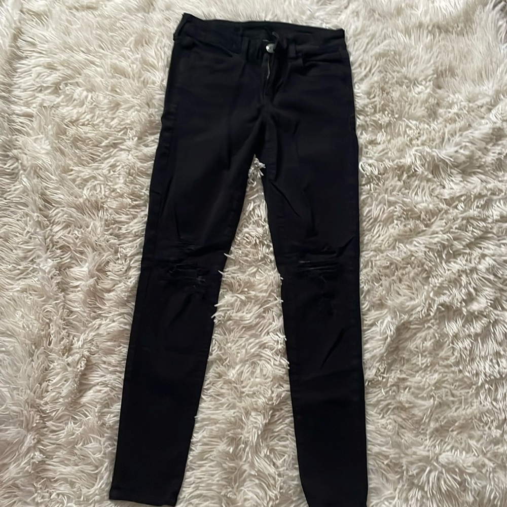 American Eagle Ripped Skinny Jeans